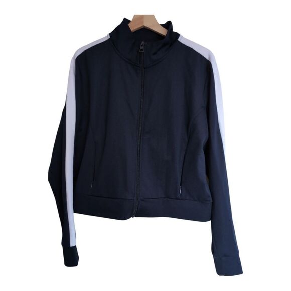 Garage navy white striped track suit size L - Picture 6 of 8